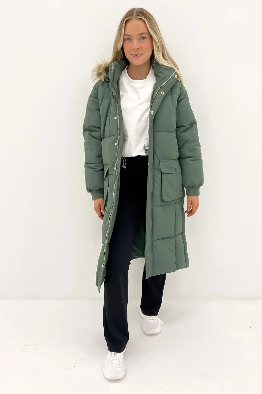 Get ready for your next season with amazing savings on all clothing. Active Fur Longline Puffer Green Get ready for your next season with amazing savings on all clothing. Active Fur Longline Puffer Green