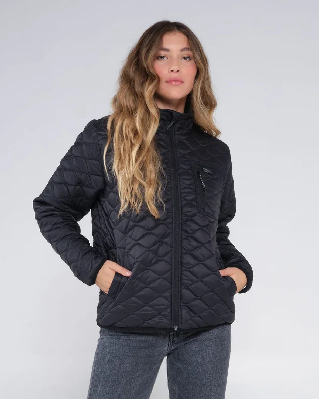 Upgrade your wardrobe with stylish clothing at discounted prices.  Gale Wind Puffer - Black