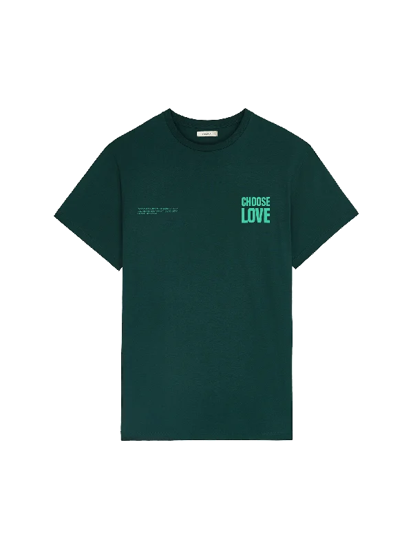 Shop the latest fashion trends with huge savings on all clothing. Mens Choose Love Midweight T-Shirt—foliage green Shop the latest fashion trends with huge savings on all clothing. Mens Choose Love Midweight T-Shirt—foliage green