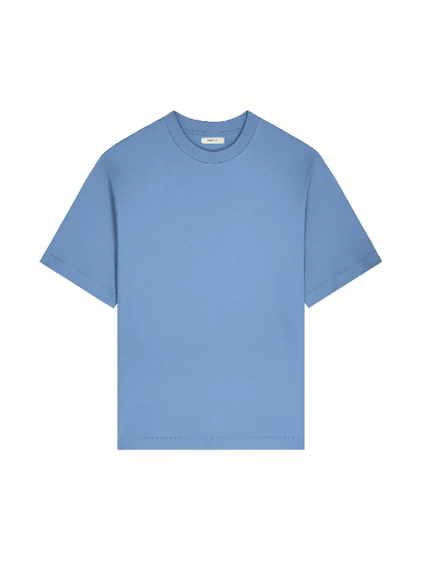 Flash discounts – men’s clothing essentials for less.  Mens DNA Oversized T-Shirt—summit blue
