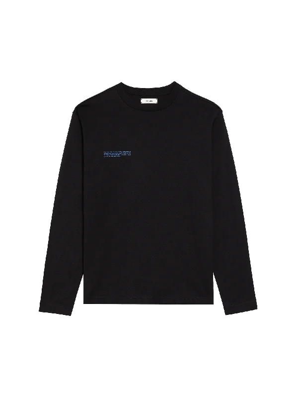 Shop the essentials – men’s wardrobe must-haves on sale.  Mens In Conversion Cotton Long Sleeve T-shirt—black