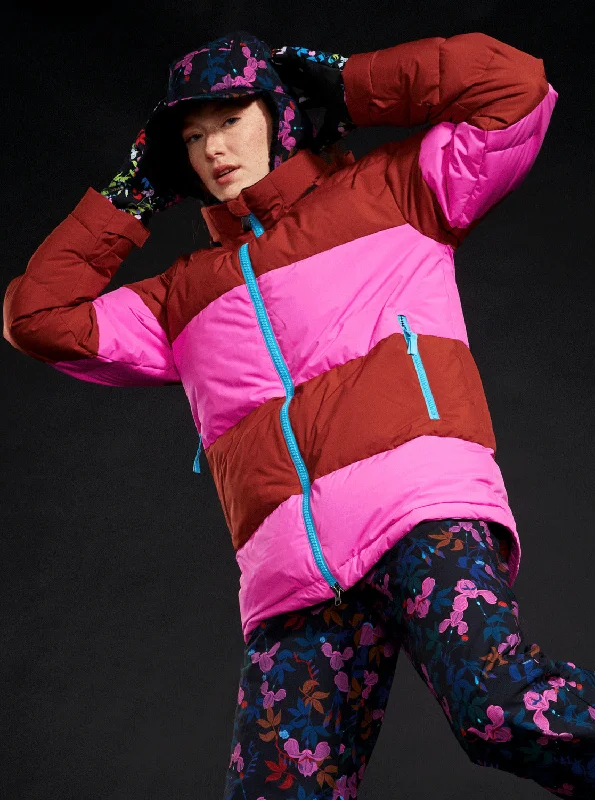 Best deals on men’s clothing – Sale ends soon, shop today!  ROWLEY X ROXY Block Puffer Technical Snow Jacket - Burnt Henna
