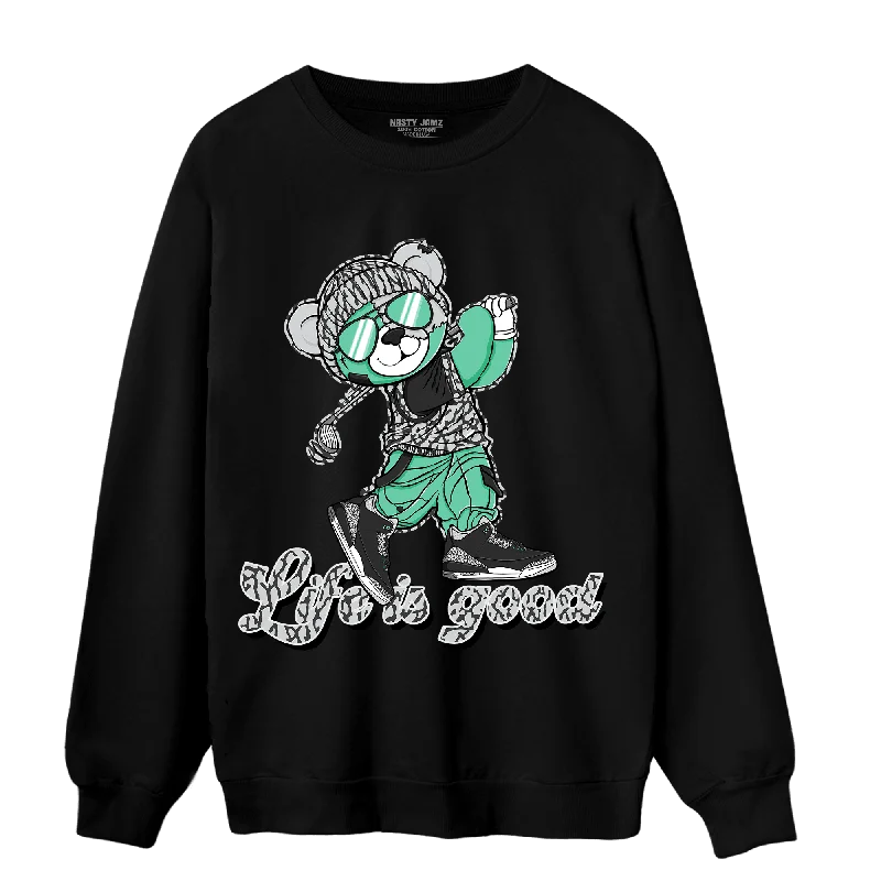 Shop stylish men’s clothing and enjoy amazing discounts. NastyJamz Green Glow 3s Sweatshirt Match BER Like Golf Shop stylish men’s clothing and enjoy amazing discounts. NastyJamz Green Glow 3s Sweatshirt Match BER Like Golf