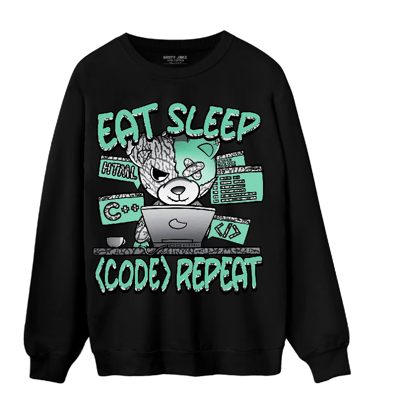 Massive discounts on all clothing items – Shop now for the best prices. NastyJamz Green Glow 3s Sweatshirt Match Eat Sleep Code BER Massive discounts on all clothing items – Shop now for the best prices. NastyJamz Green Glow 3s Sweatshirt Match Eat Sleep Code BER