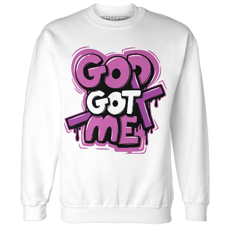 Get fresh fashion for less – Shop trendy clothing at discounted prices. NastyJamz GS Hyper Violet 4s Sweatshirt Match God Got Me Get fresh fashion for less – Shop trendy clothing at discounted prices. NastyJamz GS Hyper Violet 4s Sweatshirt Match God Got Me