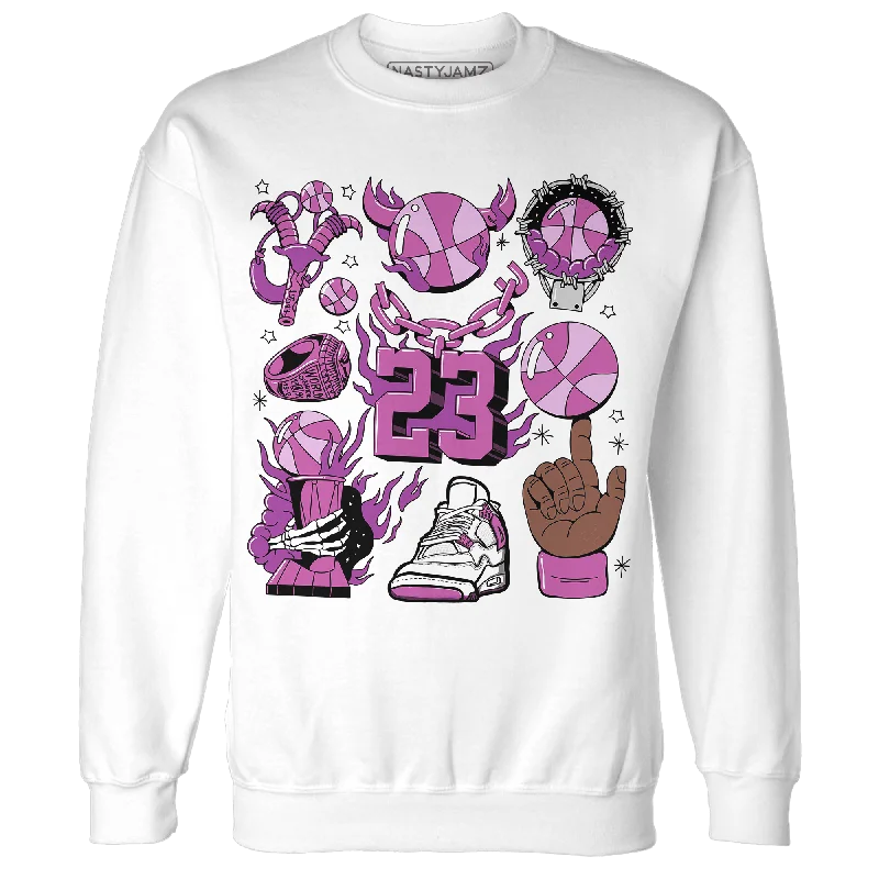 Shop the latest clothing deals – Huge discounts on fashion essentials! NastyJamz GS Hyper Violet 4s Sweatshirt Match Neclaces Number 23 Shop the latest clothing deals – Huge discounts on fashion essentials! NastyJamz GS Hyper Violet 4s Sweatshirt Match Neclaces Number 23