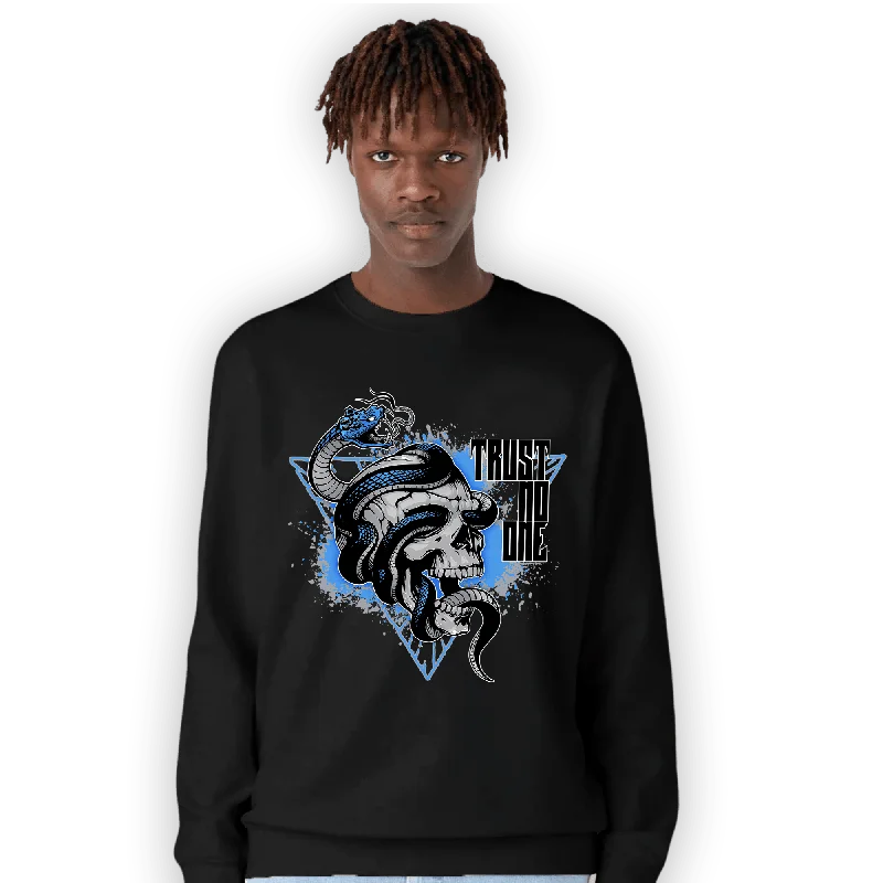 Shop stylish and affordable clothes –   NastyJamz University Blue 5s Sweatshirt Match Dont Trust Any