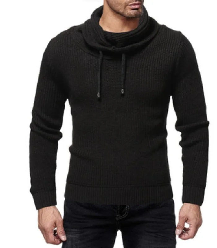 Men’s wardrobe essentials now at unbeatable prices.  Turtleneck Sweater With Draw Strings