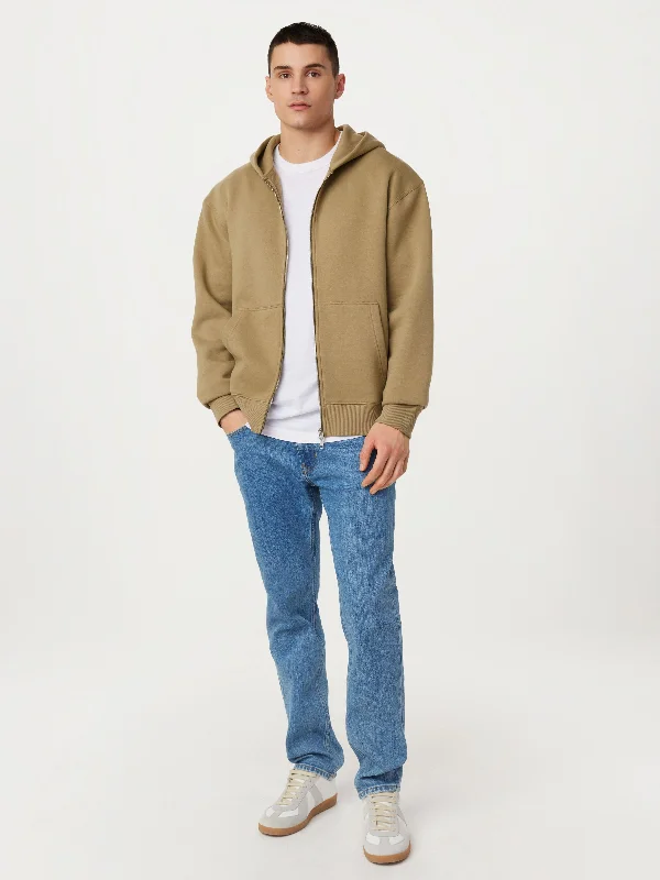 Save on top-selling fashion styles – Big discounts on men’s clothing.  The Zip Up Fleece Hoodie in Khaki