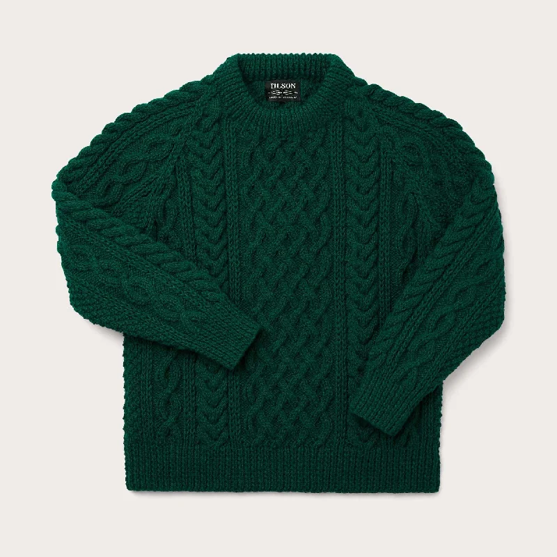 Limited-time offer!  WOOL FISHERMAN'S SWEATER