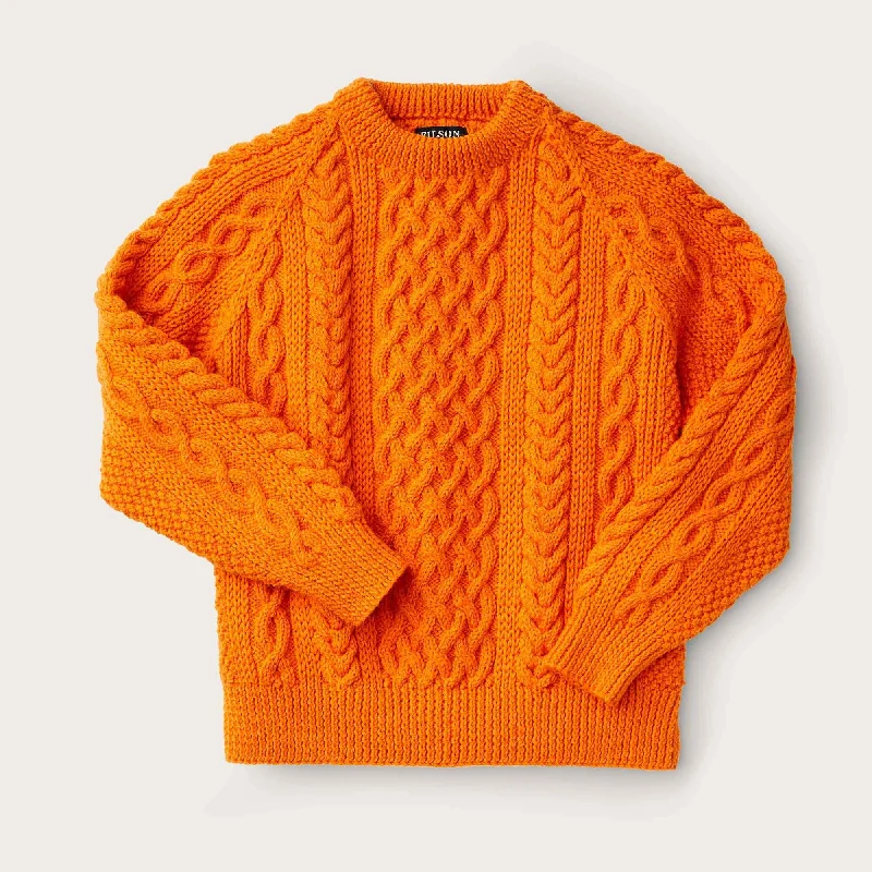 Shop the best clothing sales of the year!  WOOL FISHERMAN'S SWEATER