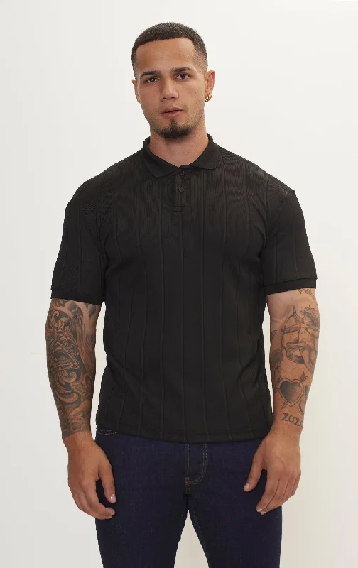 Best deals on men’s clothing – Sale ends soon, shop today! Fine Ribbed Polo Shirt - Black Best deals on men’s clothing – Sale ends soon, shop today! Fine Ribbed Polo Shirt - Black