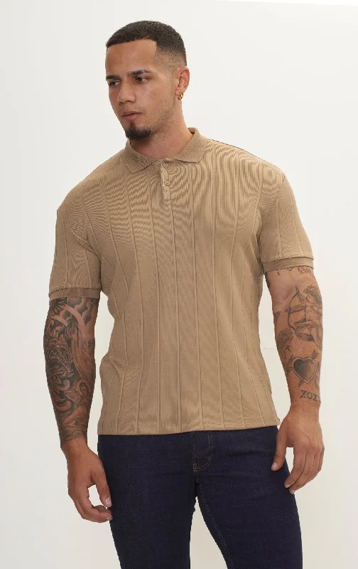 Shop the latest seasonal clothing sale – Big savings on stylish outfits. Fine Ribbed Polo Shirt - Camel Shop the latest seasonal clothing sale – Big savings on stylish outfits. Fine Ribbed Polo Shirt - Camel