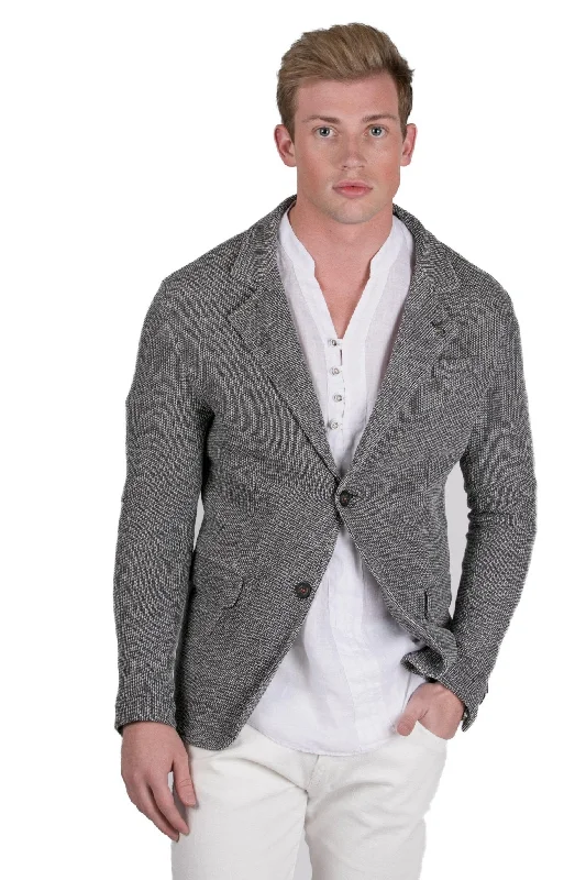 Look your best with exclusive savings on men’s fashion.  FITTED KNIT MEN'S BLAZER