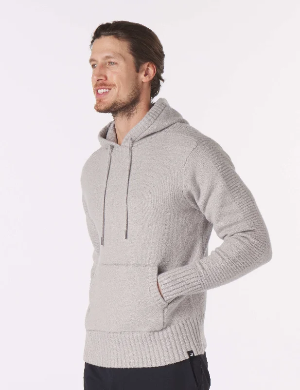 Seasonal clearance – Save on all clothing essentials this weekend.  Knit Up Unisex Hoodie: Ash Grey