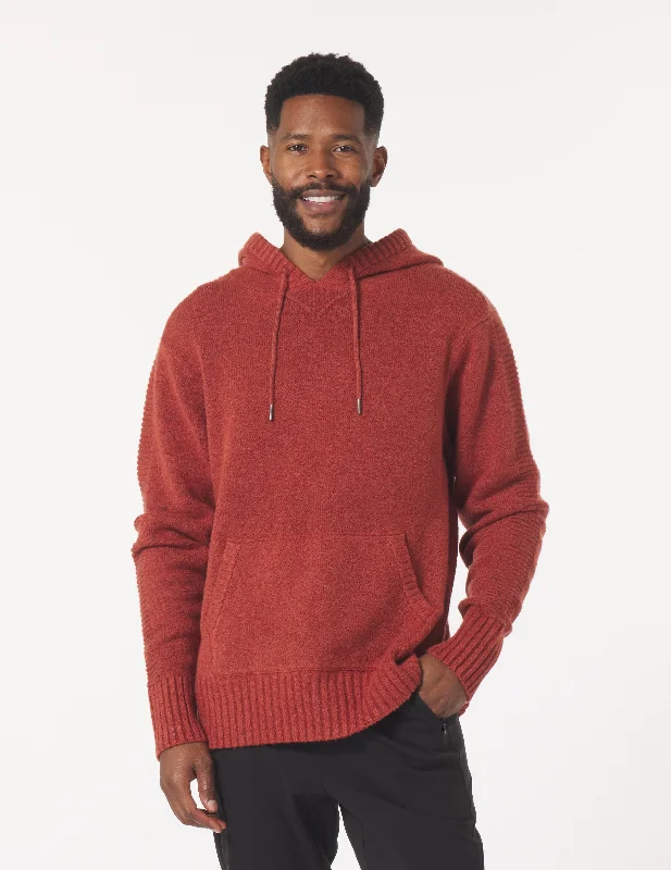 Limited-time offer – Shop top-rated clothing with massive discounts!  Knit Up Unisex Hoodie: Brick Red