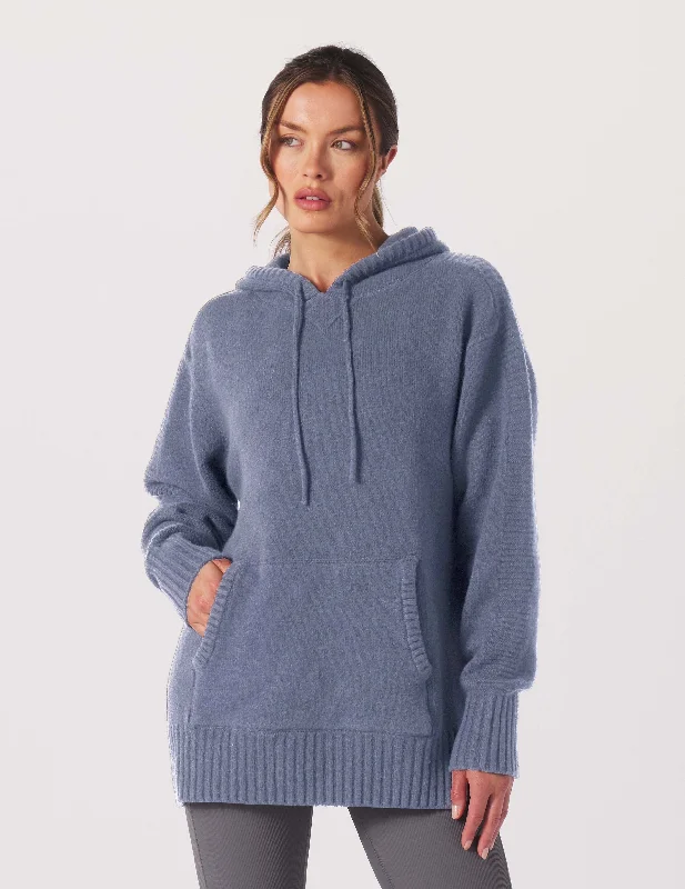 Affordable clothing for men and women – Shop today for big savings.  Knit Up Unisex Hoodie: Washed Blue