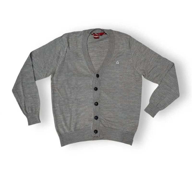 Shop the best clothing brands at amazing prices – Men's Button Down Sweater In Grey Shop the best clothing brands at amazing prices – Men's Button Down Sweater In Grey
