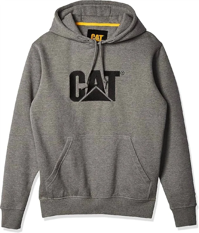 Seasonal discounts on stylish clothes – Perfect for any occasion!  Men's Trademark Hoodie Sweater In Grey (Black Letters)