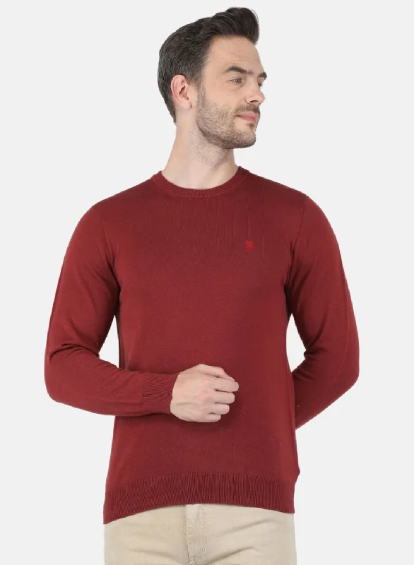 Shop the latest trends in men's clothing at unbeatable prices.  Men Brown Solid Sweater