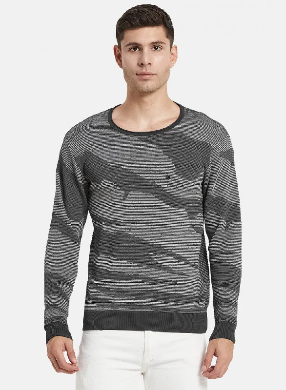 Top-rated clothing on sale – Shop now and get up to 80% off!  Men Grey Jaquard Pullover