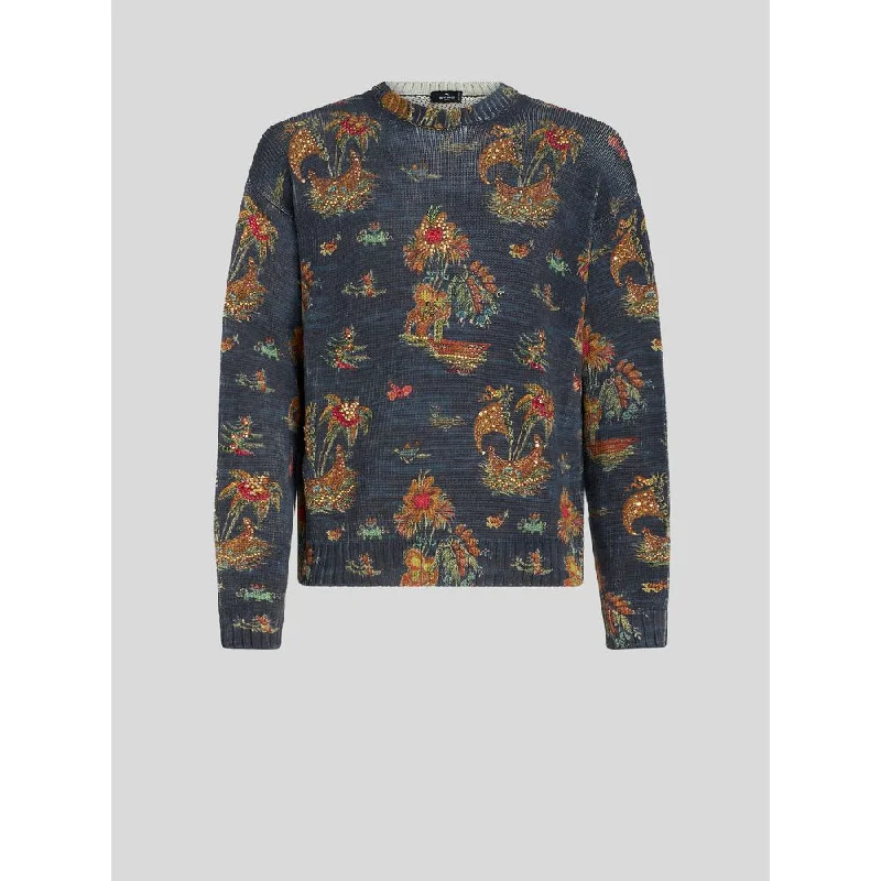 Men’s wardrobe essentials now at unbeatable prices. SILK AND LINEN JUMPER WITH APPLICATIONS Men’s wardrobe essentials now at unbeatable prices. SILK AND LINEN JUMPER WITH APPLICATIONS