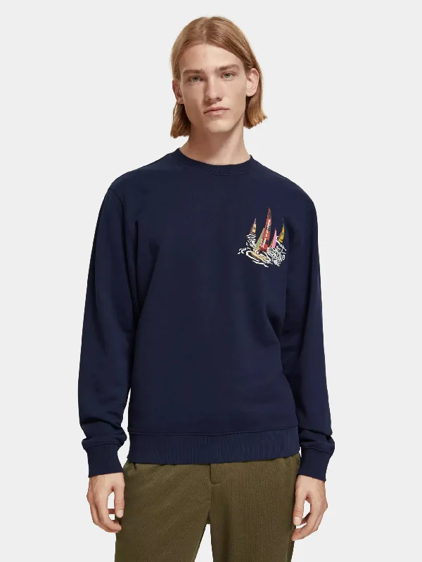 Shop stylish and affordable clothes –   Boat artwork sweatshirt