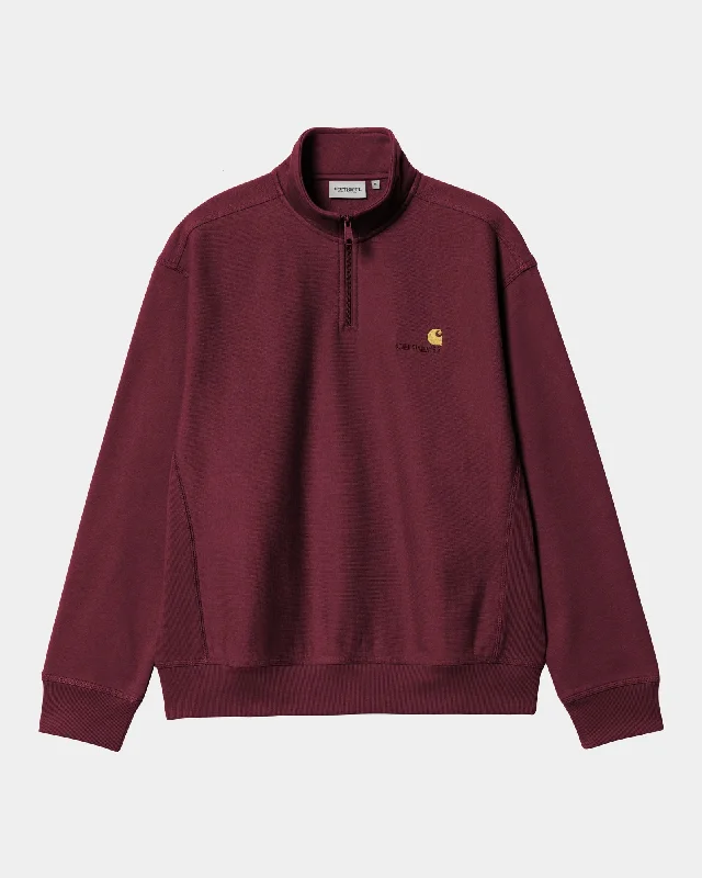 Shop the latest men’s styles at unbelievable prices. Half Zip American Script Sweatshirt | Malbec Shop the latest men’s styles at unbelievable prices. Half Zip American Script Sweatshirt | Malbec