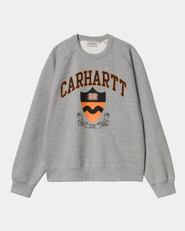 Get ready for your next season with amazing savings on all clothing. Lazy Duck Academy Sweatshirt | Grey Heather Get ready for your next season with amazing savings on all clothing. Lazy Duck Academy Sweatshirt | Grey Heather