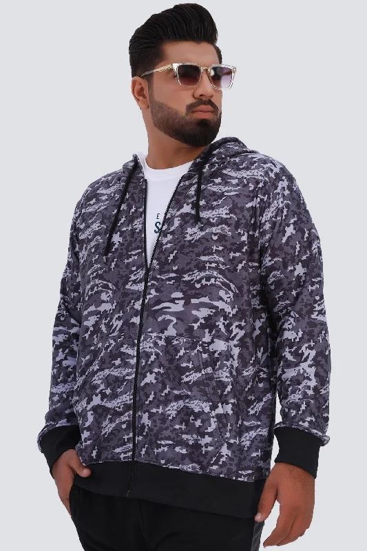 Get ready for the season with exclusive savings on trendy clothes. Grey Camo Printed Hoodie (Plus Size) - W22 - MH0047P Get ready for the season with exclusive savings on trendy clothes. Grey Camo Printed Hoodie (Plus Size) - W22 - MH0047P