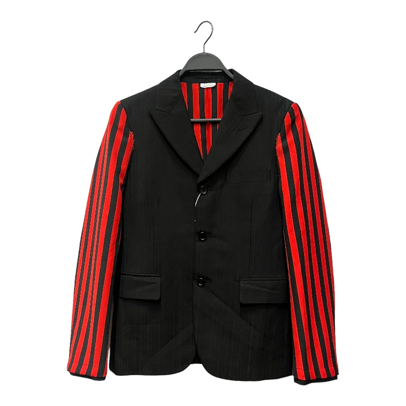Shop the latest styles in men’s fashion – don’t miss out on these deals!  COMME des GARCONS HOMME PLUS/Tailored Jkt/S/Black/Rayon/Stripe/PK-J033/PK-J033