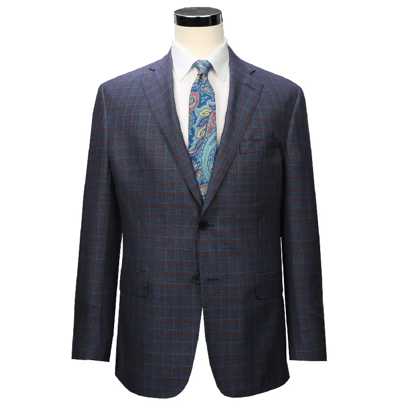 Big discounts on men’s wear – Shop now and save!  Audubon Blue & Red Check Sport Coat