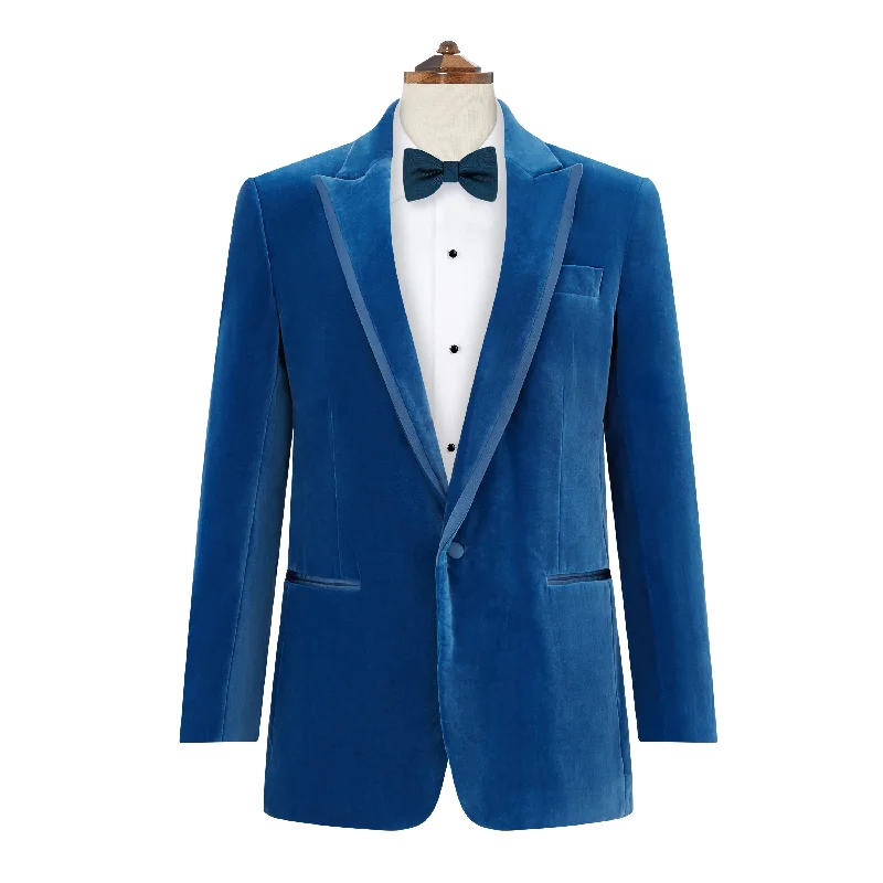 Limited-time discounts on clothing you’ll love   Balinteer Blue Velvet Jacket