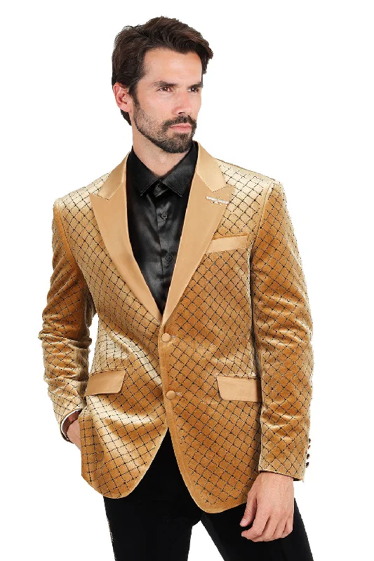 Save big on all types of clothing – Shop the sale now!  Barabas 2BL3114 Blazer With Stones Mustard/Black
