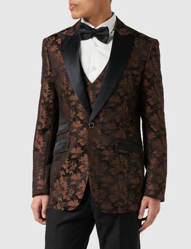 Get ready for your next season with amazing savings on all clothing.  BROWN GROOMS WEDDING JACKET & WAISTCOAT