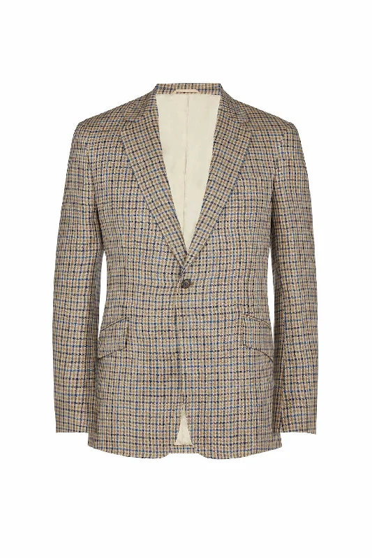 Get trendy clothes for less – Big savings on fashion basics! Brown Linen Single Breasted Check Jacket Get trendy clothes for less – Big savings on fashion basics! Brown Linen Single Breasted Check Jacket