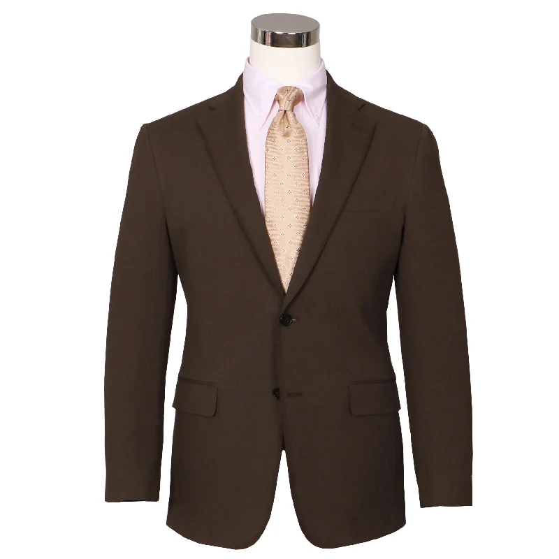 Shop men’s and women’s fashion at unbeatable prices today!  Chicory Brown Seersucker Stretch Sport Coat