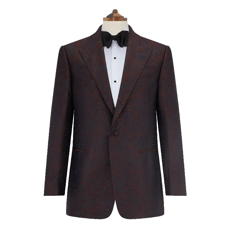 Limited-time promo – up to 70% off on men's essentials. Drake Teal and Rust Jacquard Dinner Jacket Limited-time promo – up to 70% off on men's essentials. Drake Teal and Rust Jacquard Dinner Jacket
