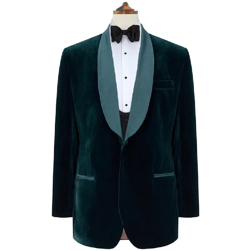 Flash sale on trendy clothing – Limited time offers available online.  Dumont Teal Velvet Jacket