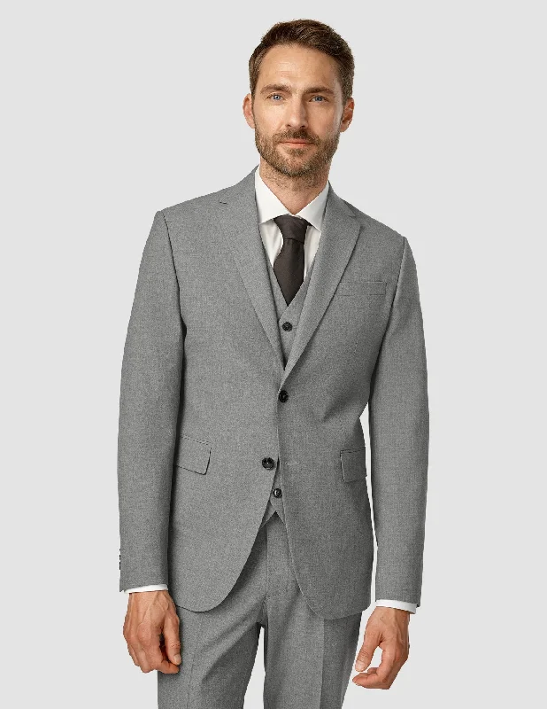 Shop now and enjoy massive savings on stylish clothing for all seasons.  Essential Blazer Regular Dark Grey Melange