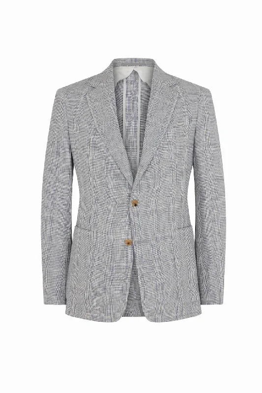 Special offer: Save on everyday clothing essentials – Shop now! Light Blue Linen Single Breasted POW Check Jacket Special offer: Save on everyday clothing essentials – Shop now! Light Blue Linen Single Breasted POW Check Jacket