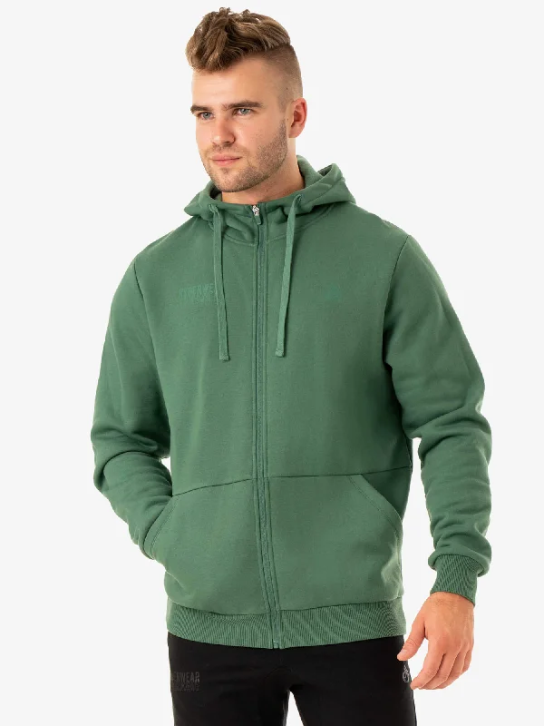 Shop men’s fashion for less – prices slashed on select items.  Limitless Zip Up Jacket - Forest Green