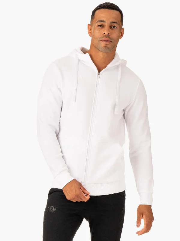 Shop new arrivals in clothing and save –  Limitless Zip Up Jacket - White