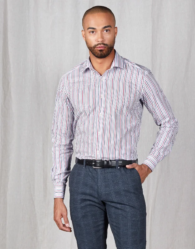 Huge savings on all categories of clothing – Shop our seasonal sale. London Pink, Red & Blue Stripe Shirt Huge savings on all categories of clothing – Shop our seasonal sale. London Pink, Red & Blue Stripe Shirt