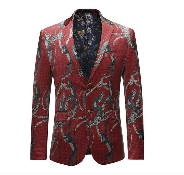Find your perfect fit at the best prices – Clothing deals now on sale.  Men's Blazer Party Blazer Slim Fit Printed Blazer