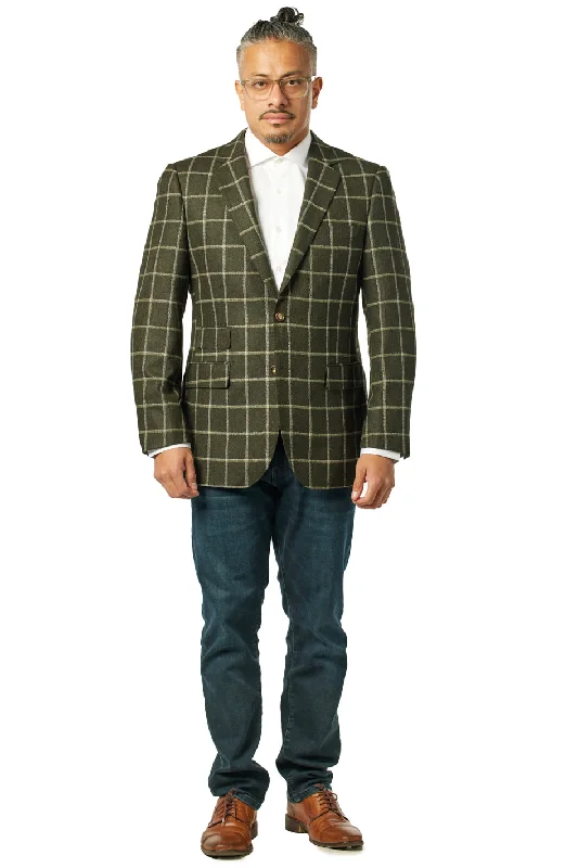 Shop our exclusive men’s fashion deals – limited time only! Modern Fit Green Herringbone Windowpane Sport Jacket B-SJ-611 Shop our exclusive men’s fashion deals – limited time only! Modern Fit Green Herringbone Windowpane Sport Jacket B-SJ-611