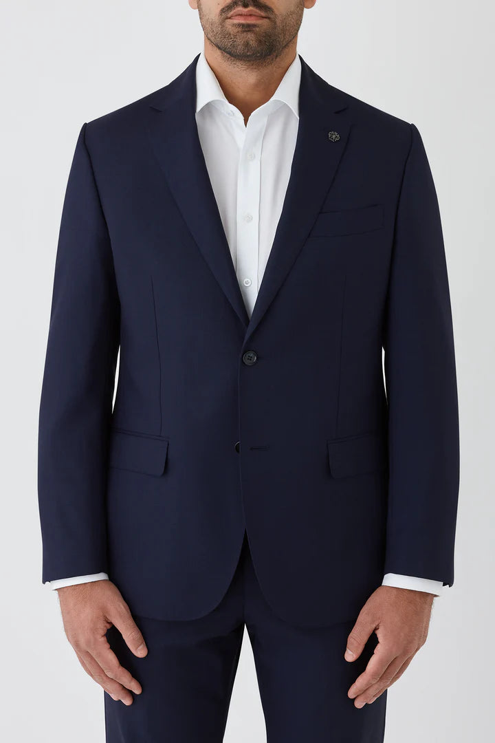 Upgrade your look with stylish, affordable men’s clothing.  Cambridge - Morse Pure Wool Suit Jacket - Navy
