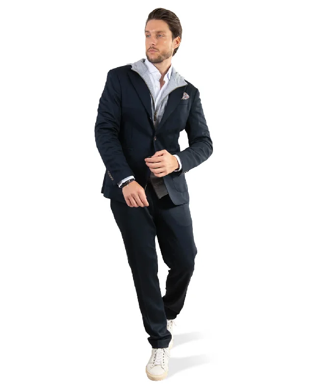 Shop trendy clothing for every season – Special promotion today.  Navy Jersey Jacket