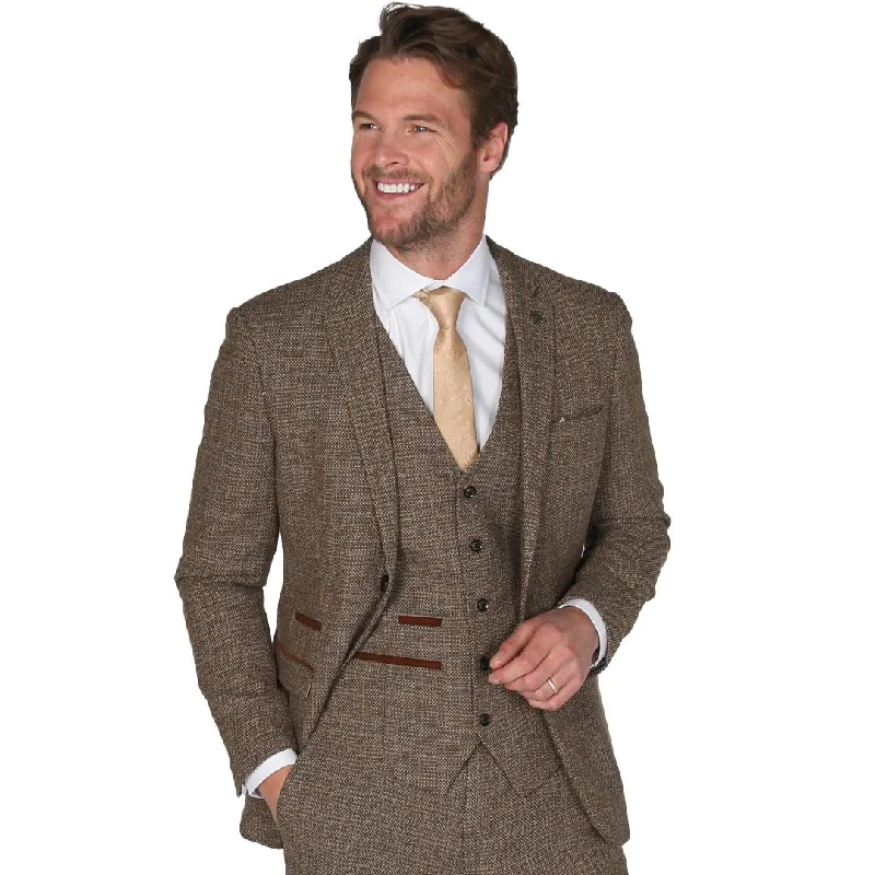 Save big on men’s casual wear – today only! Ralph - Men's Classic Tweed Brown Blazer Save big on men’s casual wear – today only! Ralph - Men's Classic Tweed Brown Blazer