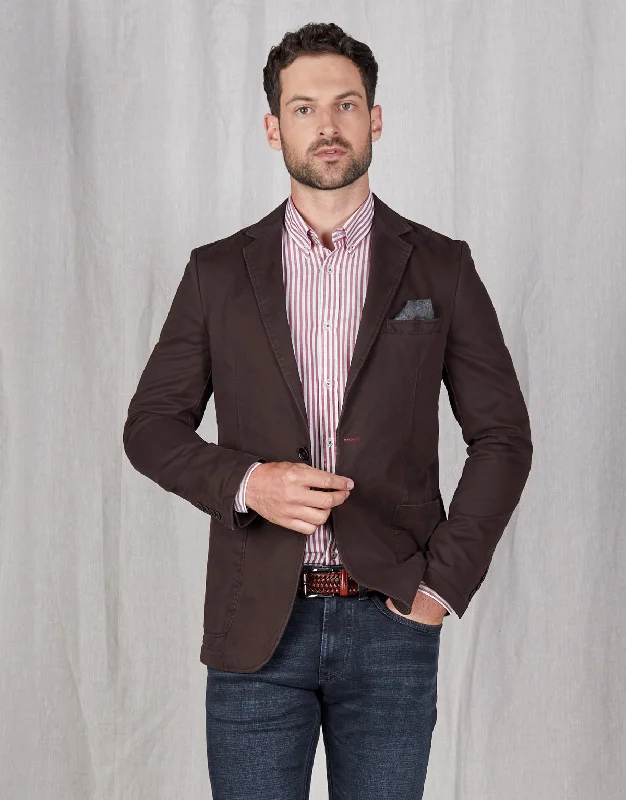 Shop stylish clothing for less – Great deals this week only. Spectre Dark Brown Twill Blazer Shop stylish clothing for less – Great deals this week only. Spectre Dark Brown Twill Blazer